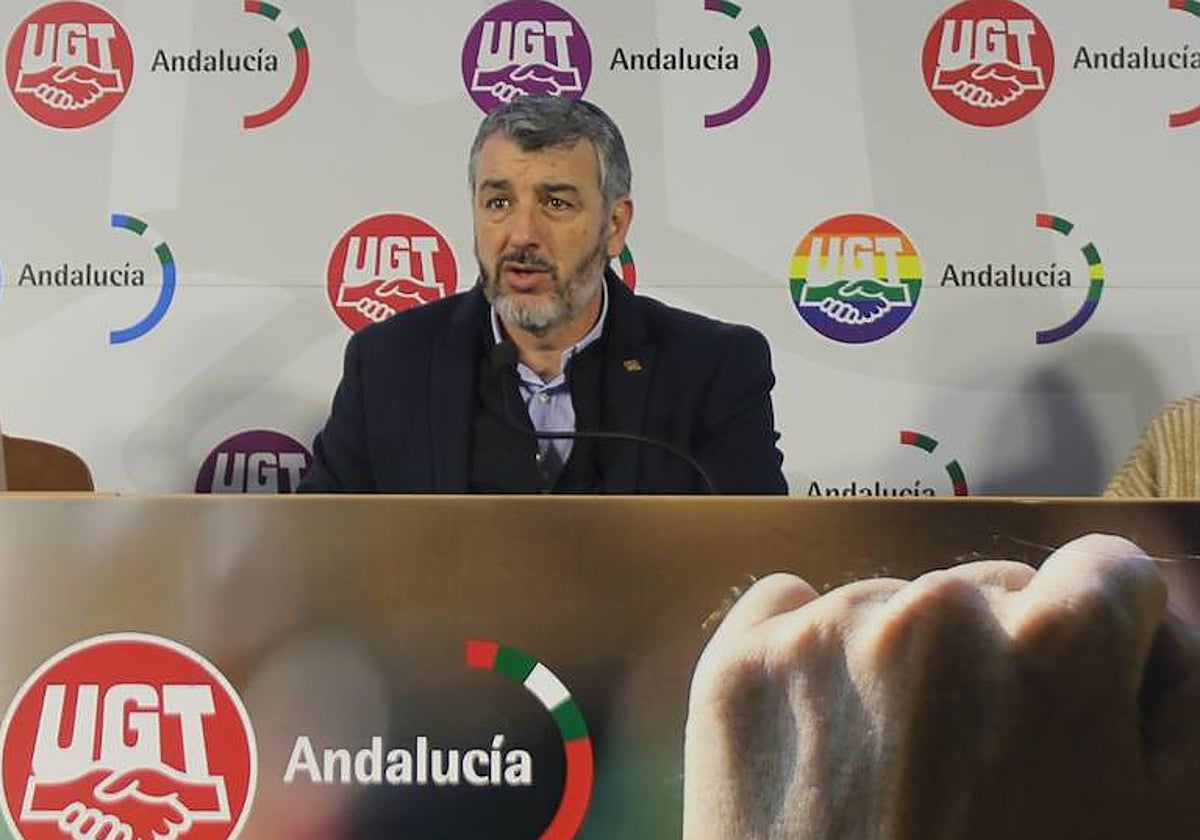 Óskar Martín, secretario general de UGT Andalucía
