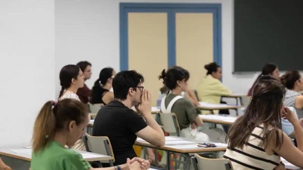 Exámenes de las oposiciones de Secundaria el pasado junio en Sevilla