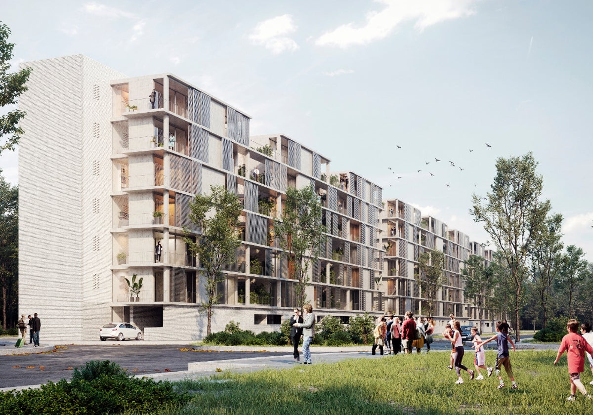 Diseño de la urbanización de Pítamo Sur que ya está en obras