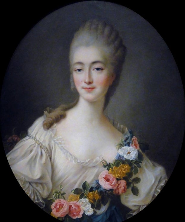 François-Hubert Drouais. Madame du Barry como Flora. 1769. National Gallery. Washington. Wikimedia Commons