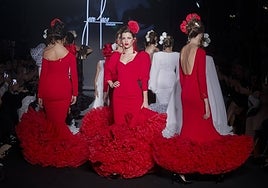 El desfile de Nuria Moraza, Ángela Trigo y José Paco Couture en We Love Flamenco 2024, en imágenes
