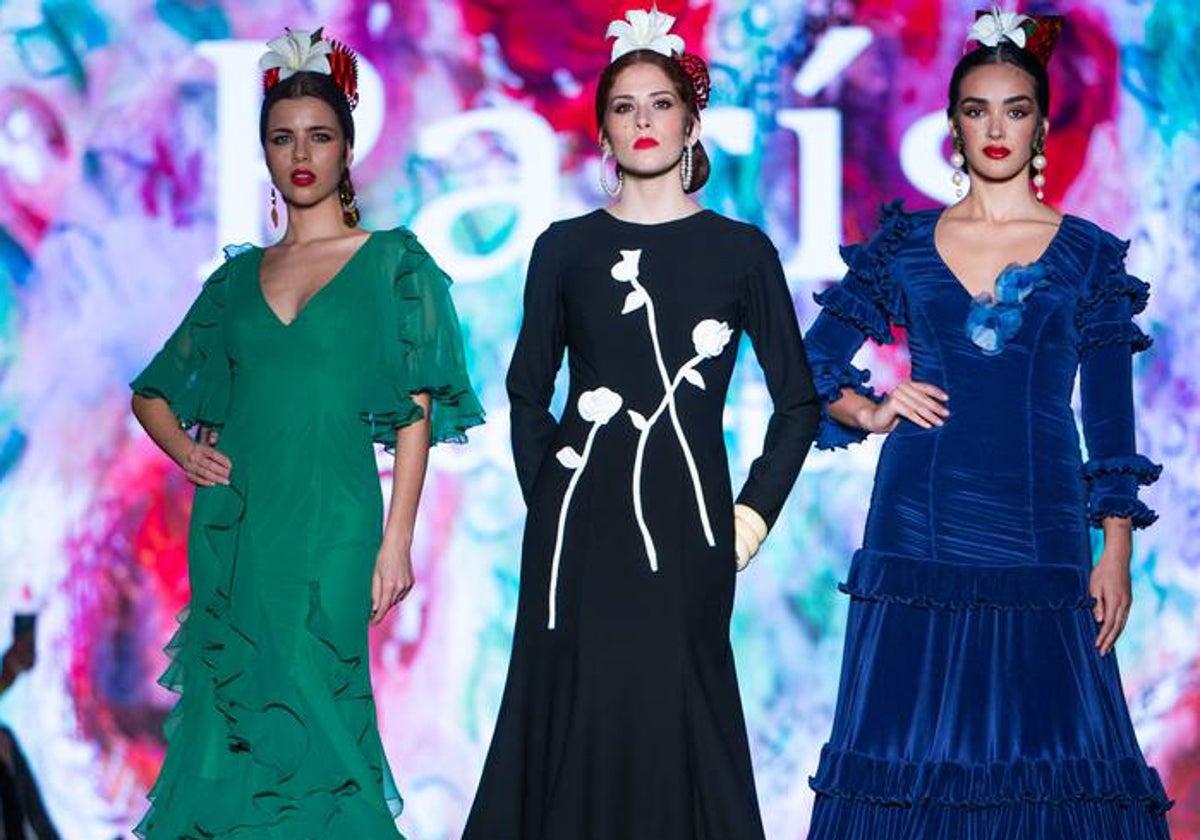 Imágenes de los modelos presentados por Paco Prieto en el We Love Flamenco 2024