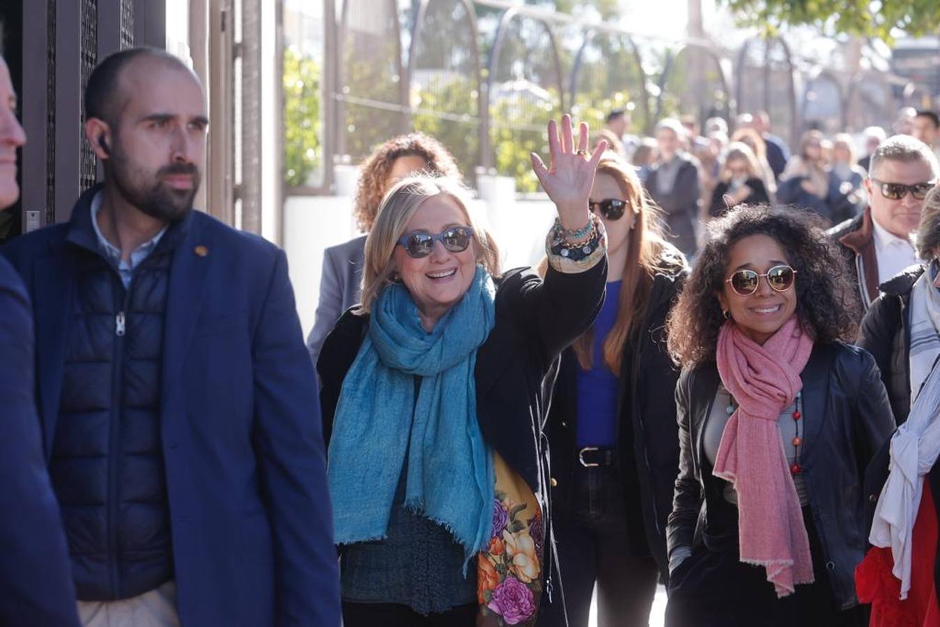 Visita privada de Hillary Clinton a Sevilla
