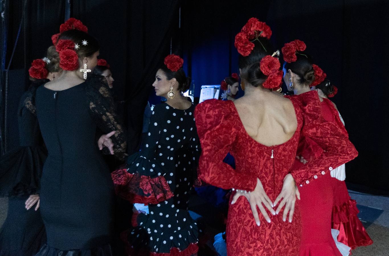 Un momento de la preparación de un desfile en Simof 2024