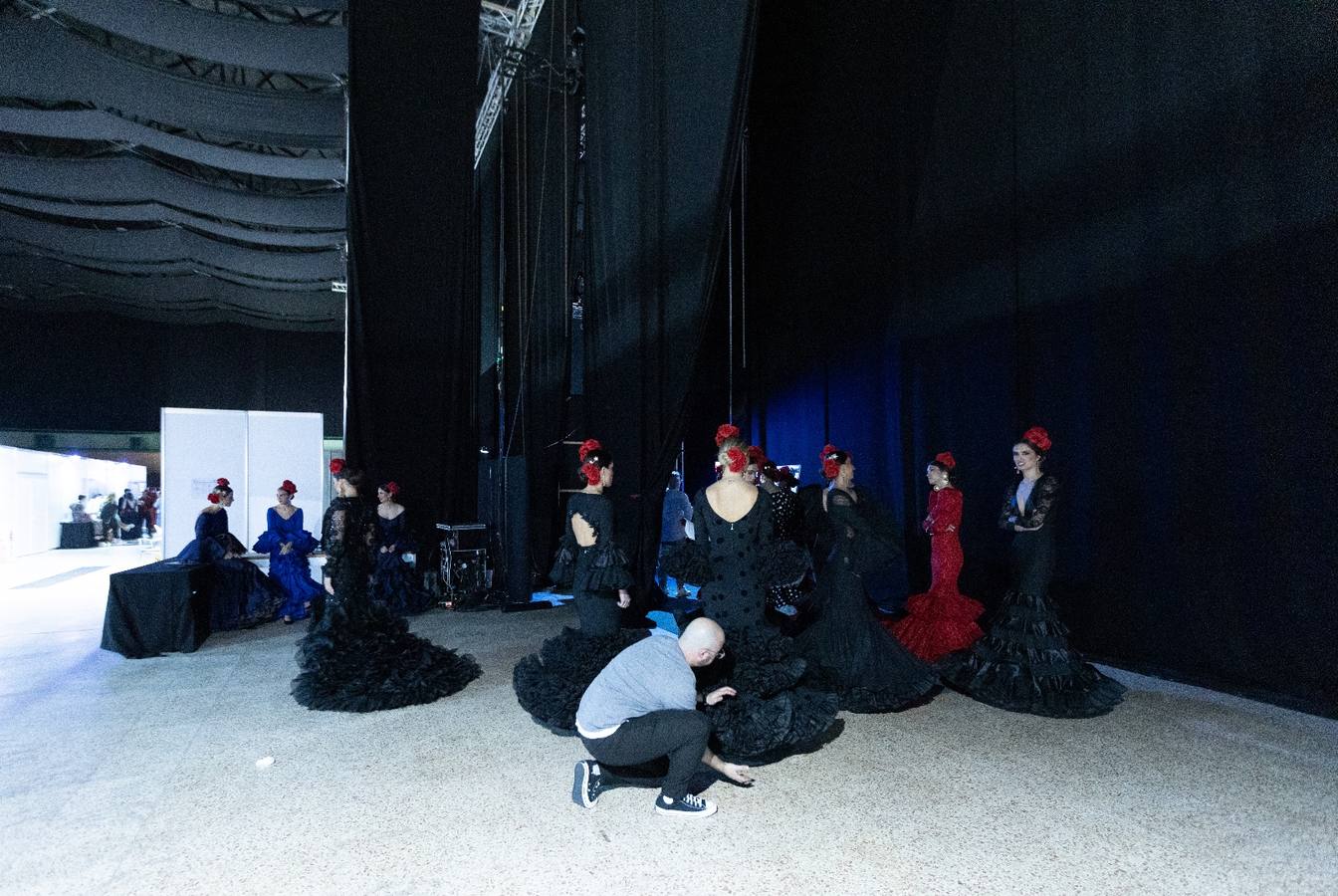 Un momento de la preparación de un desfile en Simof 2024