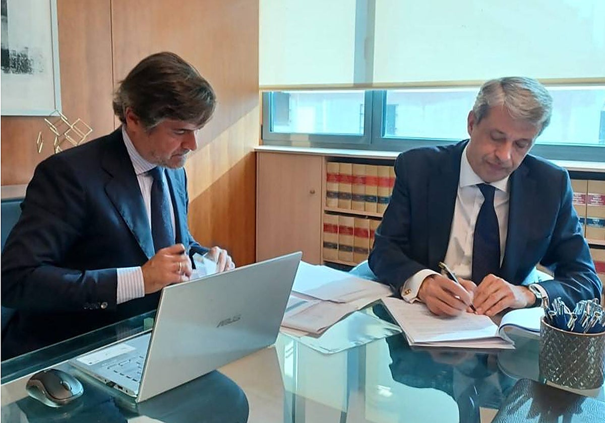 Francisco Arroyo, socio director de Lébeq, y David García, vicepresidente de RSM en España