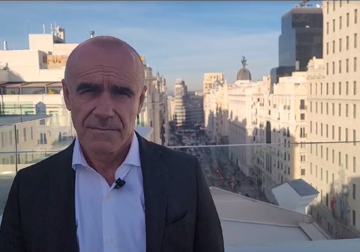 Antonio Muñoz durante su visita a Madrid con motivo de Fitur