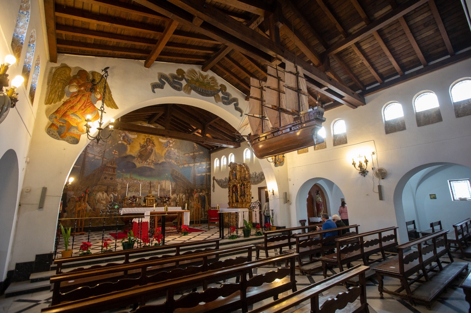 Mural de Elcano en Sevilla