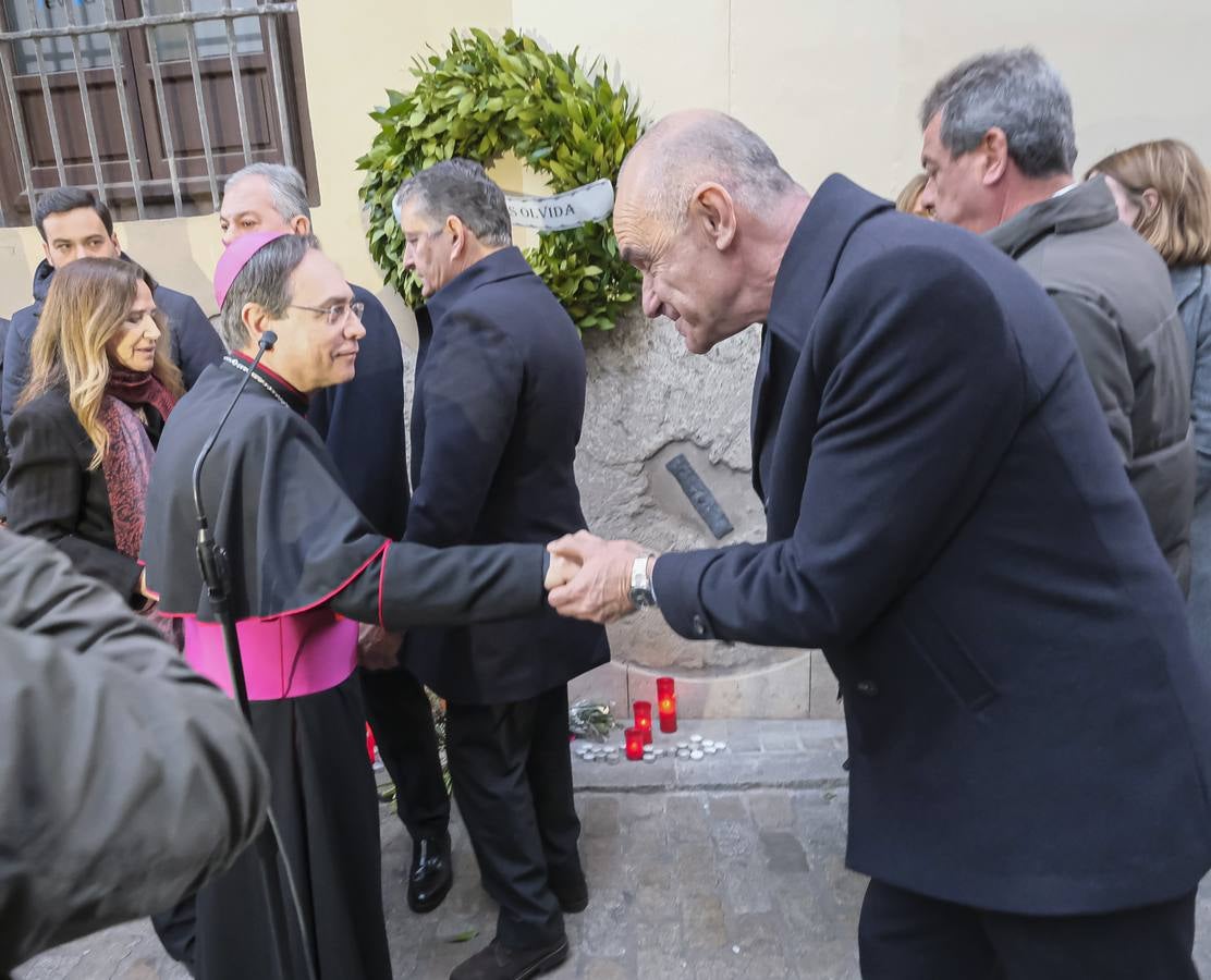 Homenaje que se repite todos los años en el lugar donde asesinaron a Alberto y Ascen
