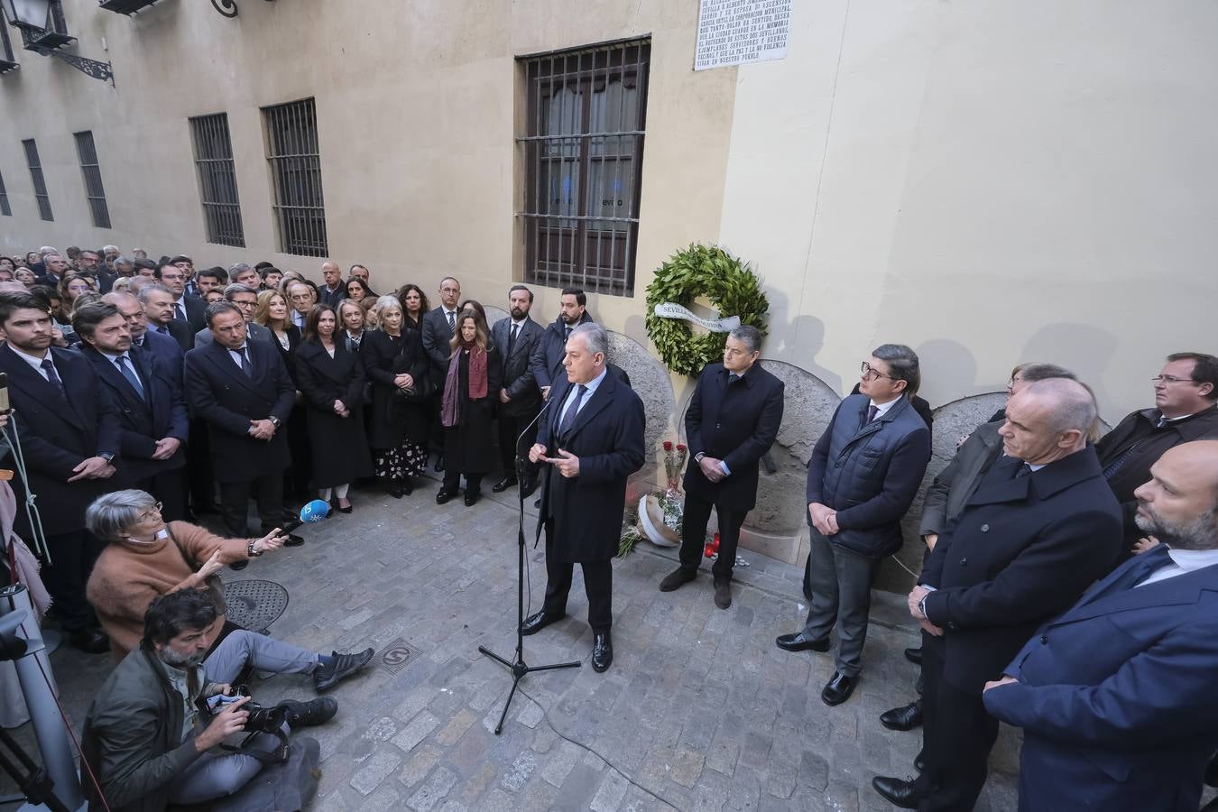 Homenaje que se repite todos los años en el lugar donde asesinaron a Alberto y Ascen