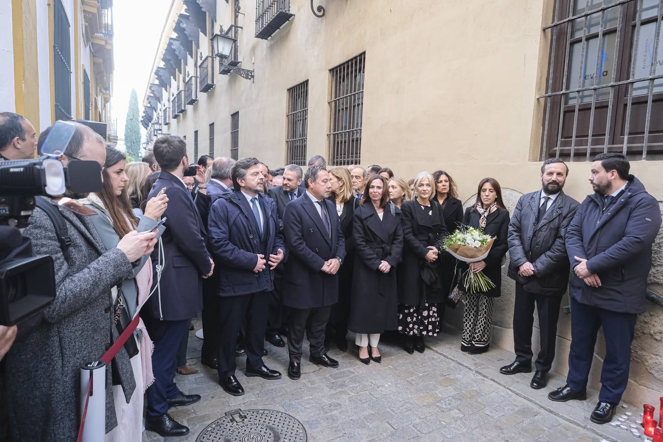 Homenaje que se repite todos los años en el lugar donde asesinaron a Alberto y Ascen