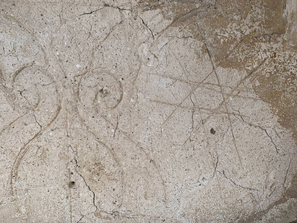 Dibujos hallados en la Giralda