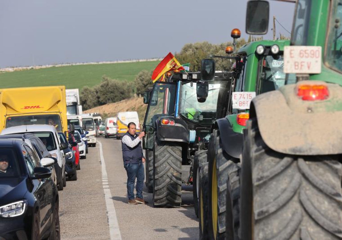 Tractorada en Andalucía