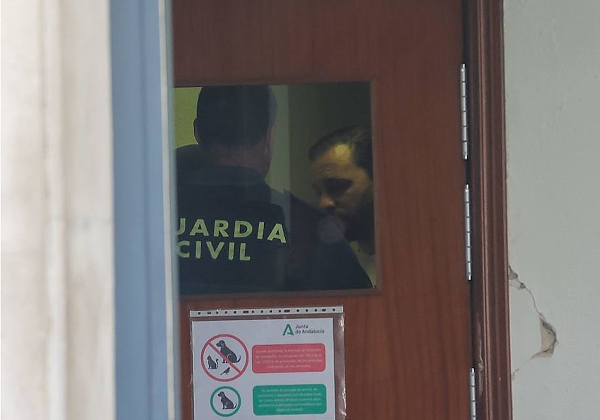 Antonio Tejado, el pasado lunes 12, en el juzgado de guardia de Sevilla