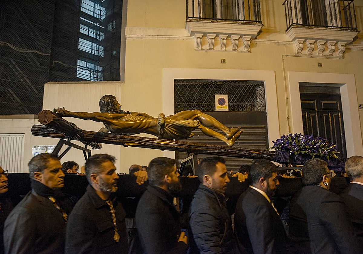 Imagen de archivo del Vía Crucis del Cristo de la Salvación de la hermandad de la Soledad de San Buenaventura