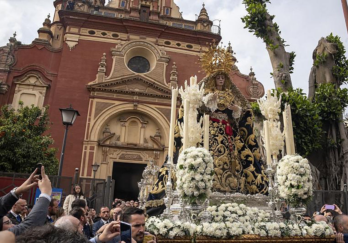 La Virgen de la Estrella saliendo de San Jacinto