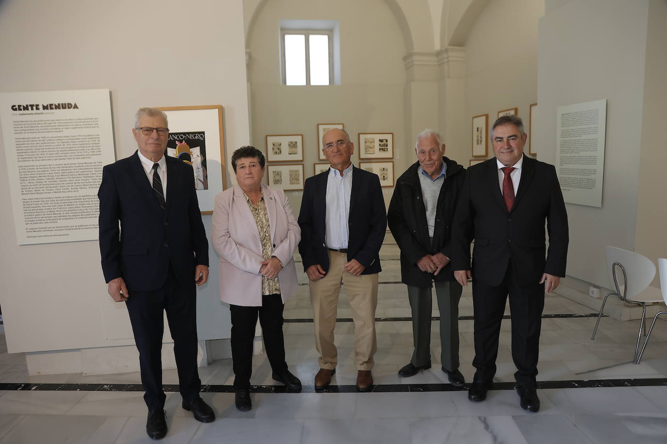  Emilio Raffo, Caridad Miranda, Antonio Domínguez, Manuel Helice y Francisco Lorenzo Gallegos