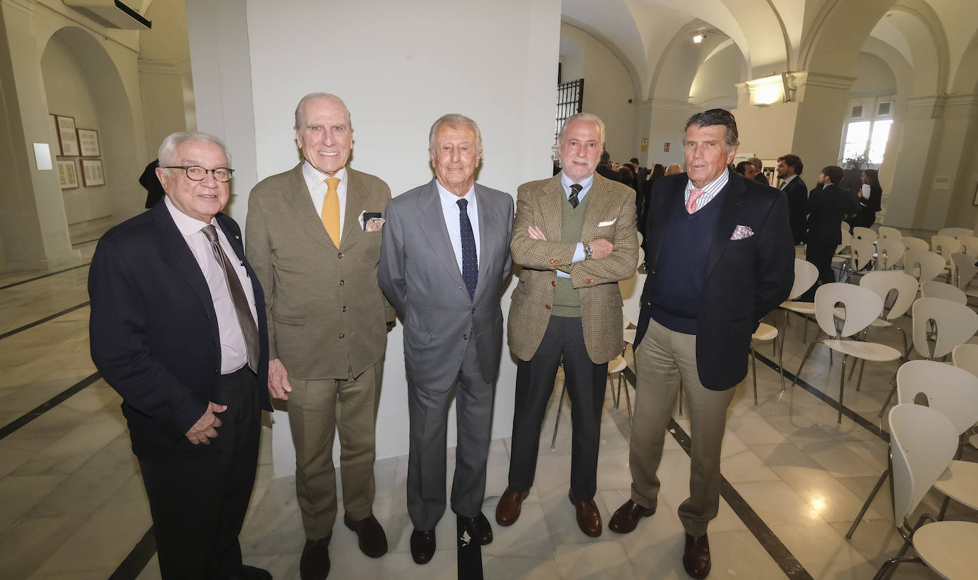 Dimas Rizzo, Enrique Barroso, Nicolás Álvarez Domínguez, Leonardo Rodríguez de la Borbolla y Juan Álvarez Domínguez