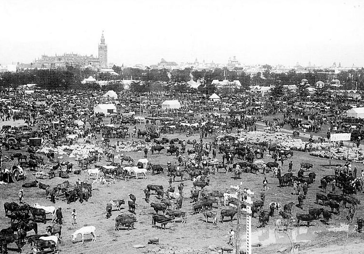 La Feria en el Prado de San Sebastián en 1915