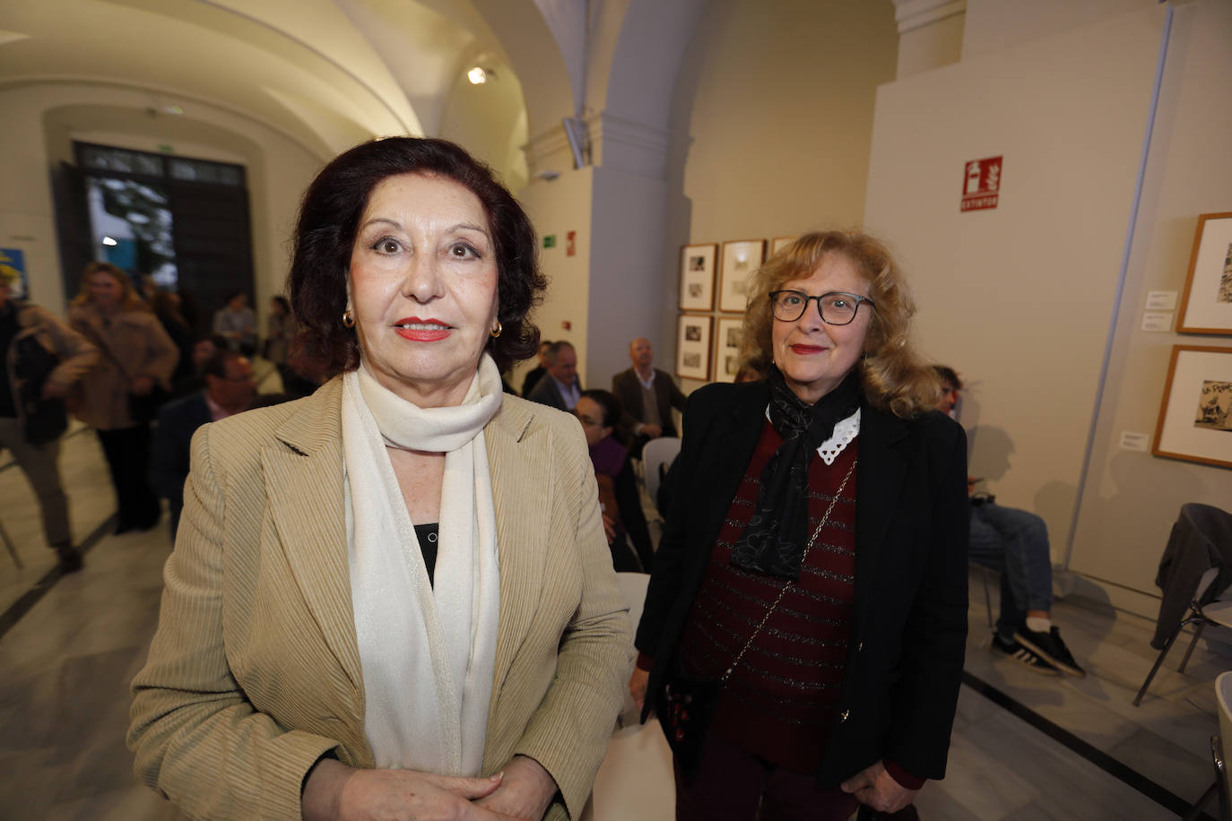 Virtudes Rodríguez y Margarita A.