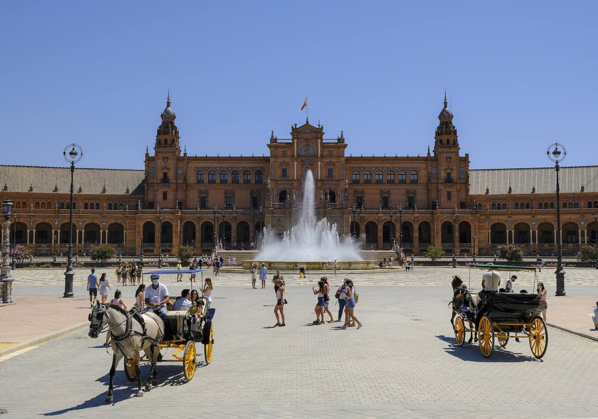 La Plaza de España es el segundo monumento más visitando de la ciudad