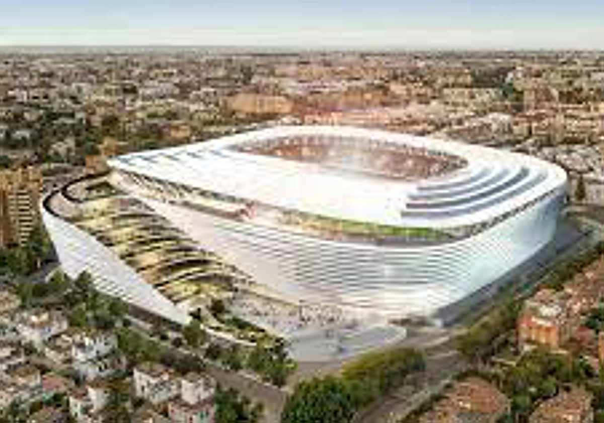 Recreación del nuevo estadio del Betis, que se construirá a partir de 2025