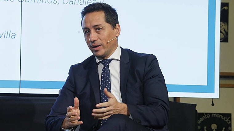 Manuel García Alconchel en la mesa redonda sobre las infraestructuras regenerativas