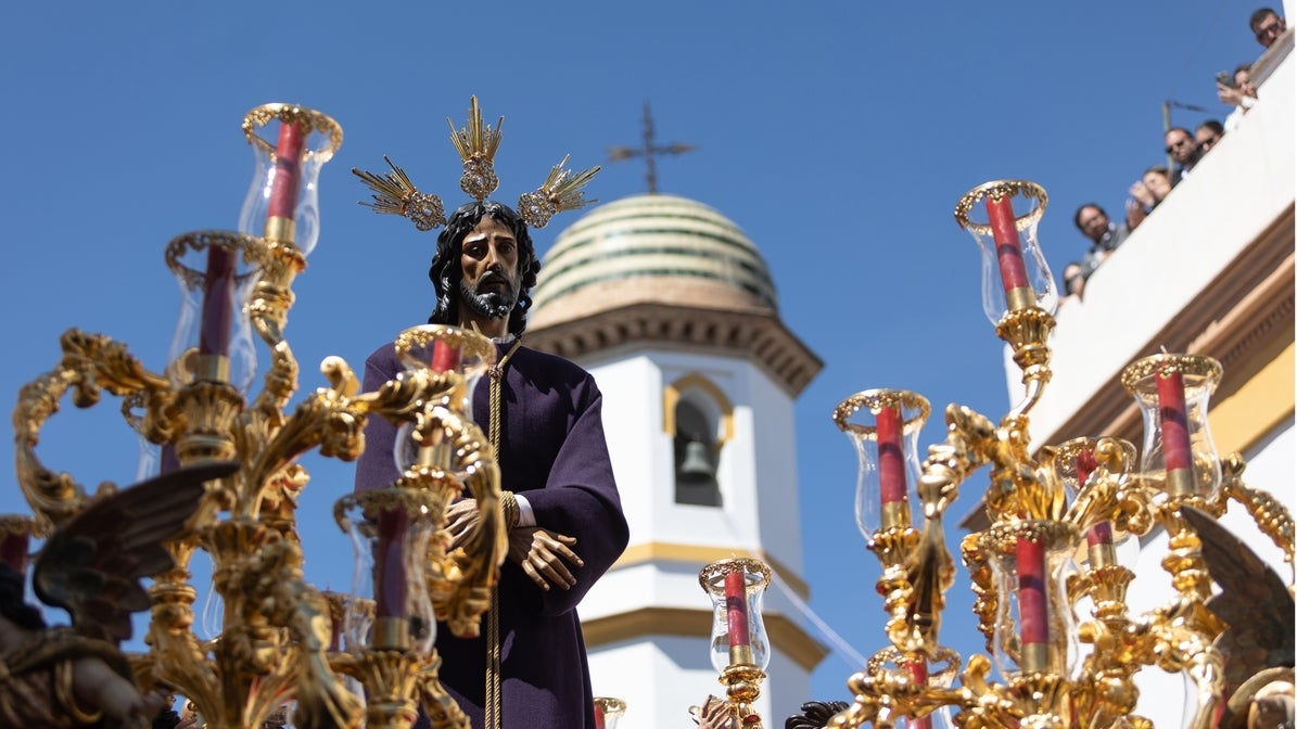 Nuestro Padre Jesús Cautivo, de la hermandad de Santa Genoveva, que realiza estación de penitencia a la Catedral cada Lunes Santo