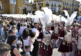 Recorrido de Los Armaos de la Macarena el Jueves Santo en Sevilla