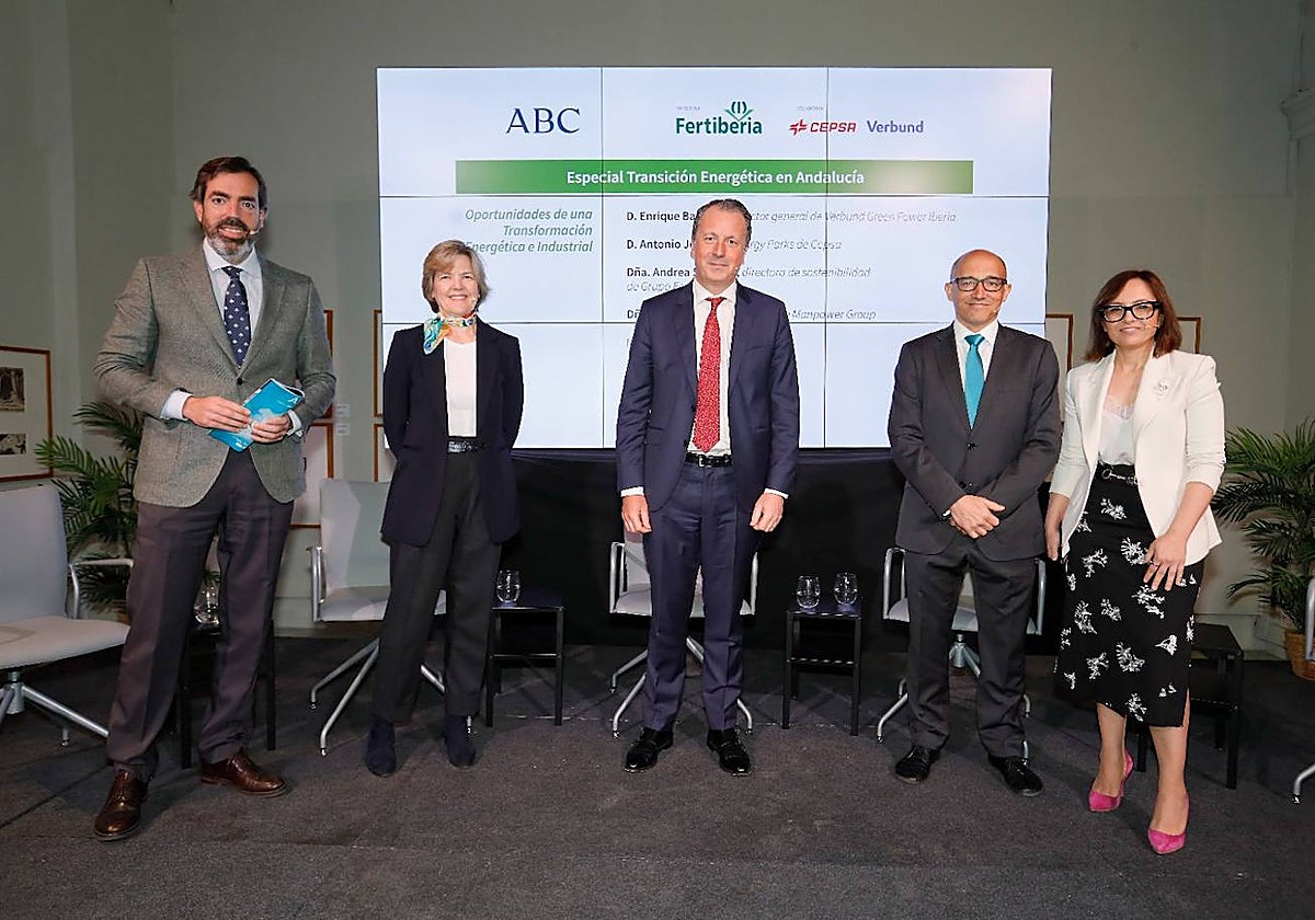 Luis Montoto, Andrea Sánchez, Enrique Barbudo, Antonio Joyanes y María Sánchez