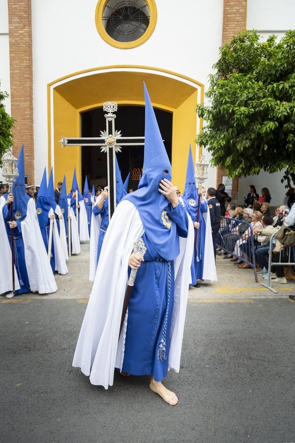 Salida de la hermandad de San José Obrero, este Sábado de Pasión