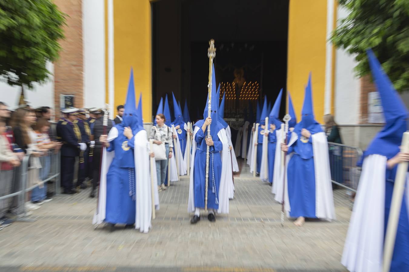 Salida de la hermandad de San José Obrero, este Sábado de Pasión