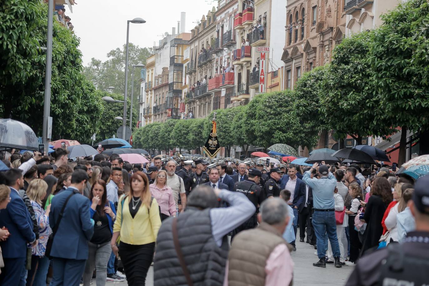 La hermandad de la Estrella no realiza su estación de penitencia debido a la lluvia