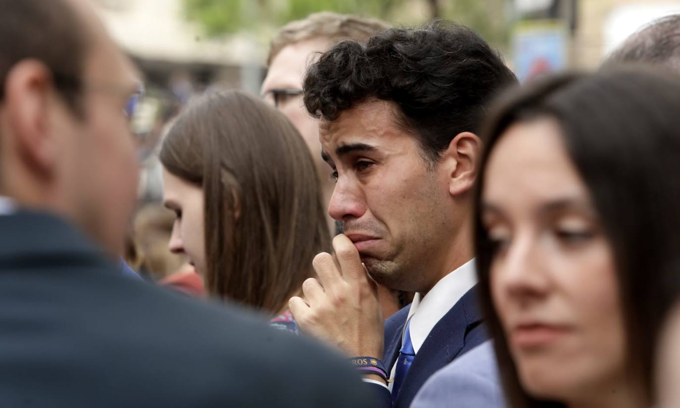 La hermandad de la Hiniesta no ha podido realizar su esperada estación de penitencia este Domingo de Ramos