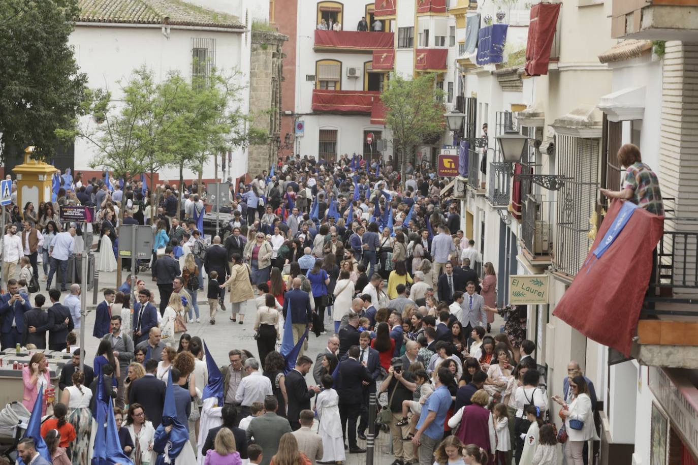 La hermandad de la Hiniesta no ha podido realizar su esperada estación de penitencia este Domingo de Ramos