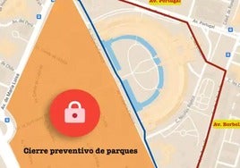 La hermandad de la Paz no podrá cruzar el parque de María Luisa y hará un recorrido alternativo por la Avenida de Portugal