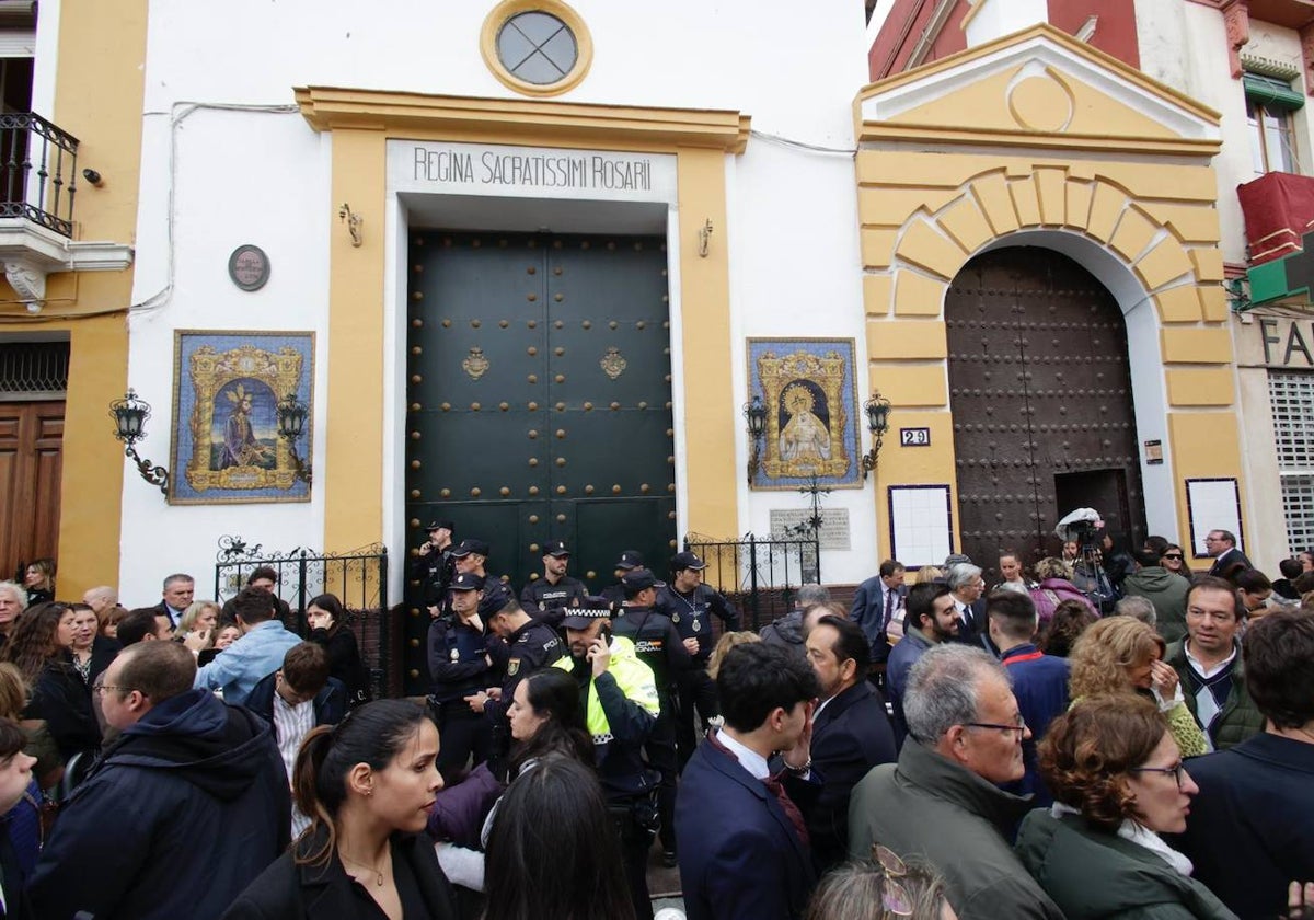 Montesión decide suspender su estación de penitencia y permanecer en la capilla de Nuestra Señora del Rosario