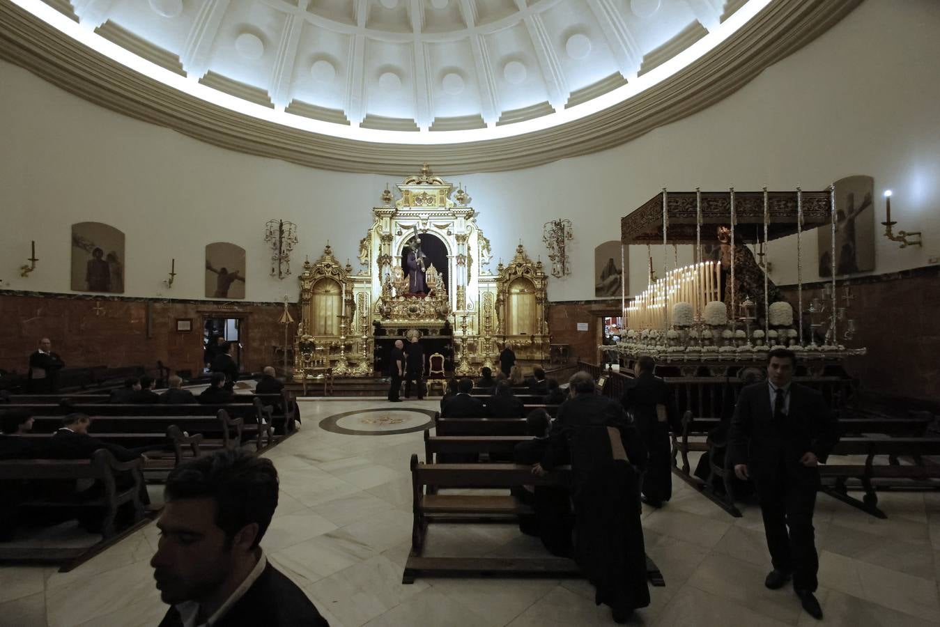 La hermandad del Gran Poder no pudo realizar su estación de penitencia a la Catedral en 2024 por la lluvia