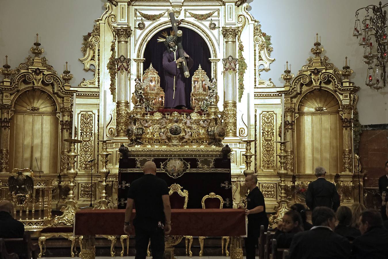 La hermandad del Gran Poder no pudo realizar su estación de penitencia a la Catedral en 2024 por la lluvia