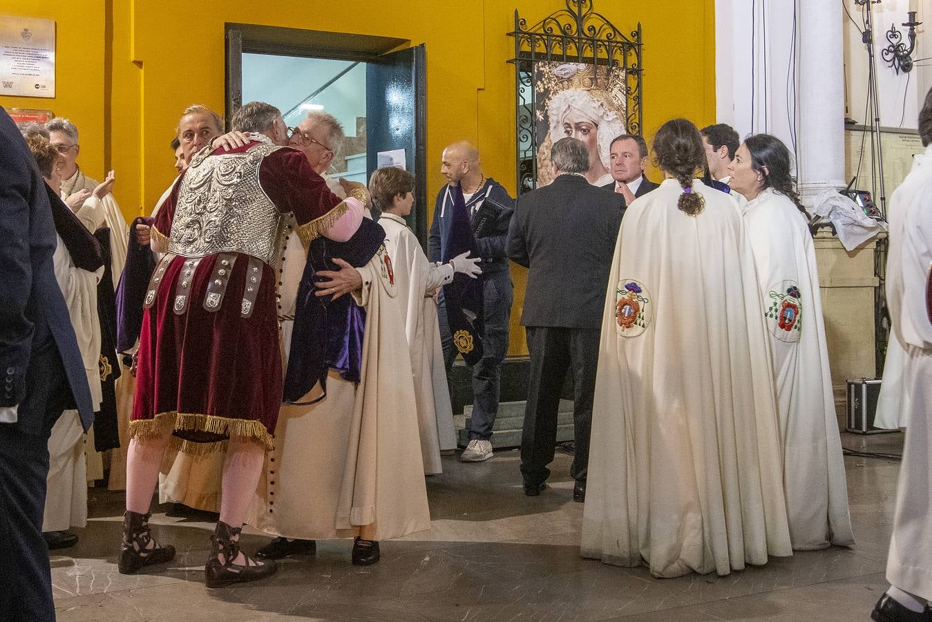 La hermandad de la Macarena no pudo procesionar por las calles de Sevilla en la Madrugada 2024 por las malas previsiones meteorológicas