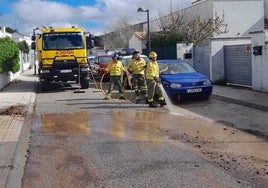 Efectivos del Infoca tienen que actuar en San Nicolás del Puerto tras la borrasca Nelson