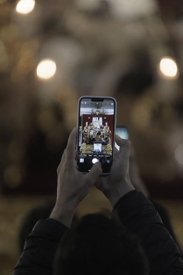 Otra de las hermandades del Viernes Santo que no pudo realizar su estación de penitencia fue la Sagrada Mortaja