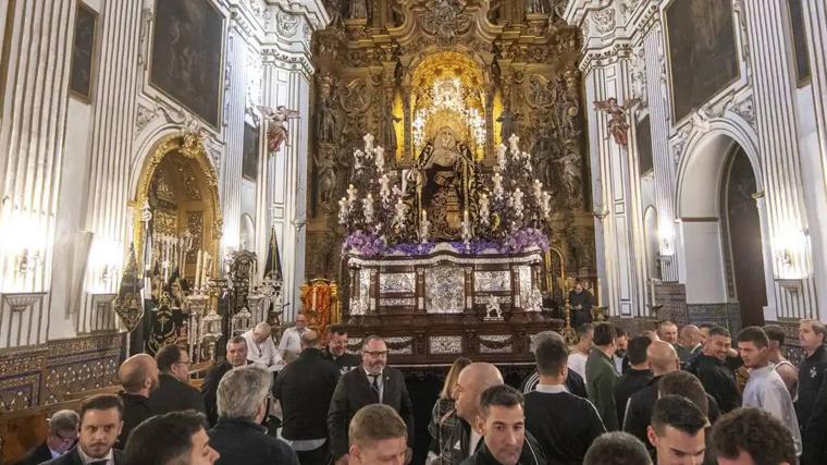 La Soledad de San Buenaventura no pudo salir a las calles de Sevilla en el Viernes Santo de 2024