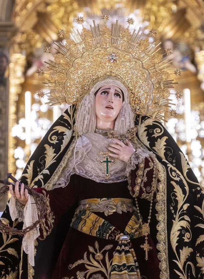 La Soledad de San Buenaventura no pudo salir a las calles de Sevilla en el Viernes Santo de 2024