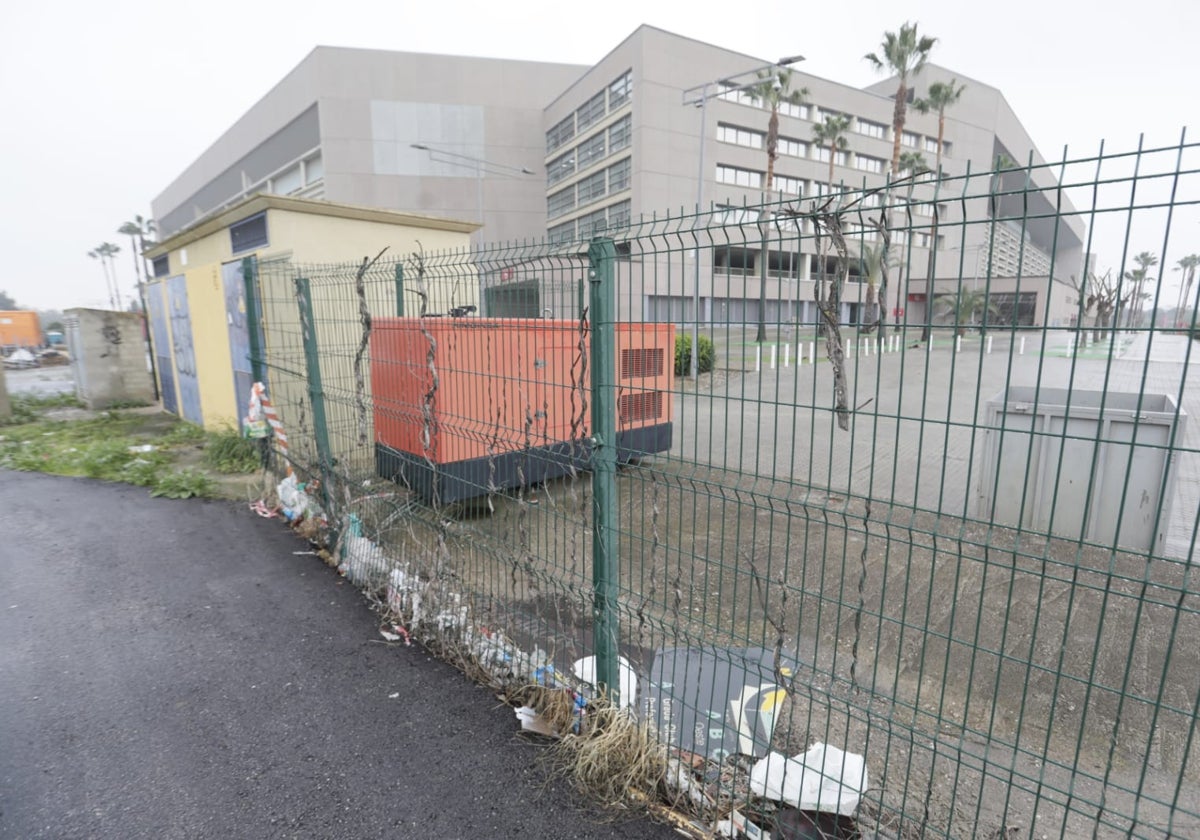 Imagen de los alrededores del estadio de la Cartuja