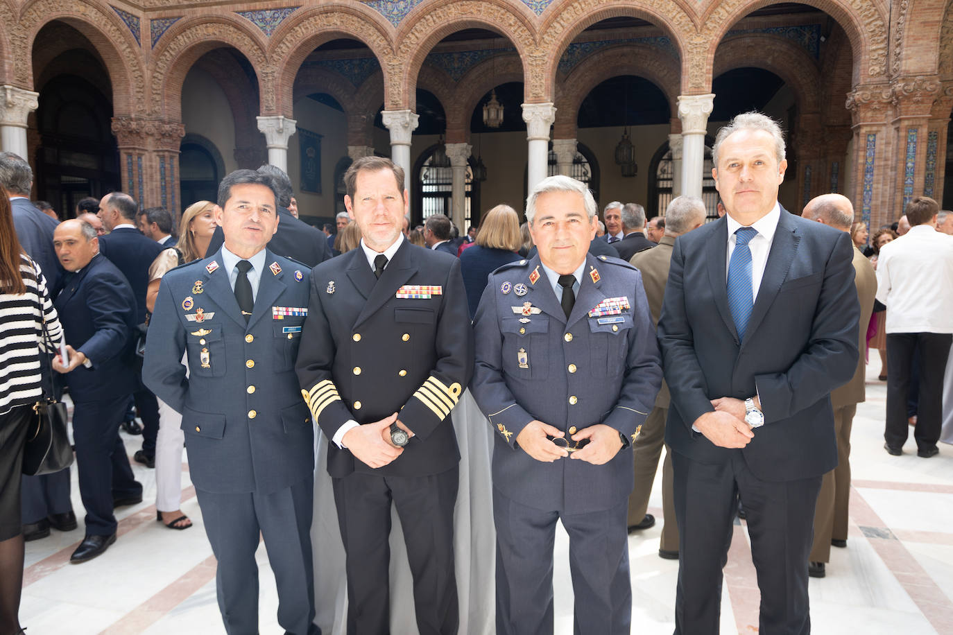 Juanjo Arbolí, González Halla, General Ysasi y Carlos Gálvez