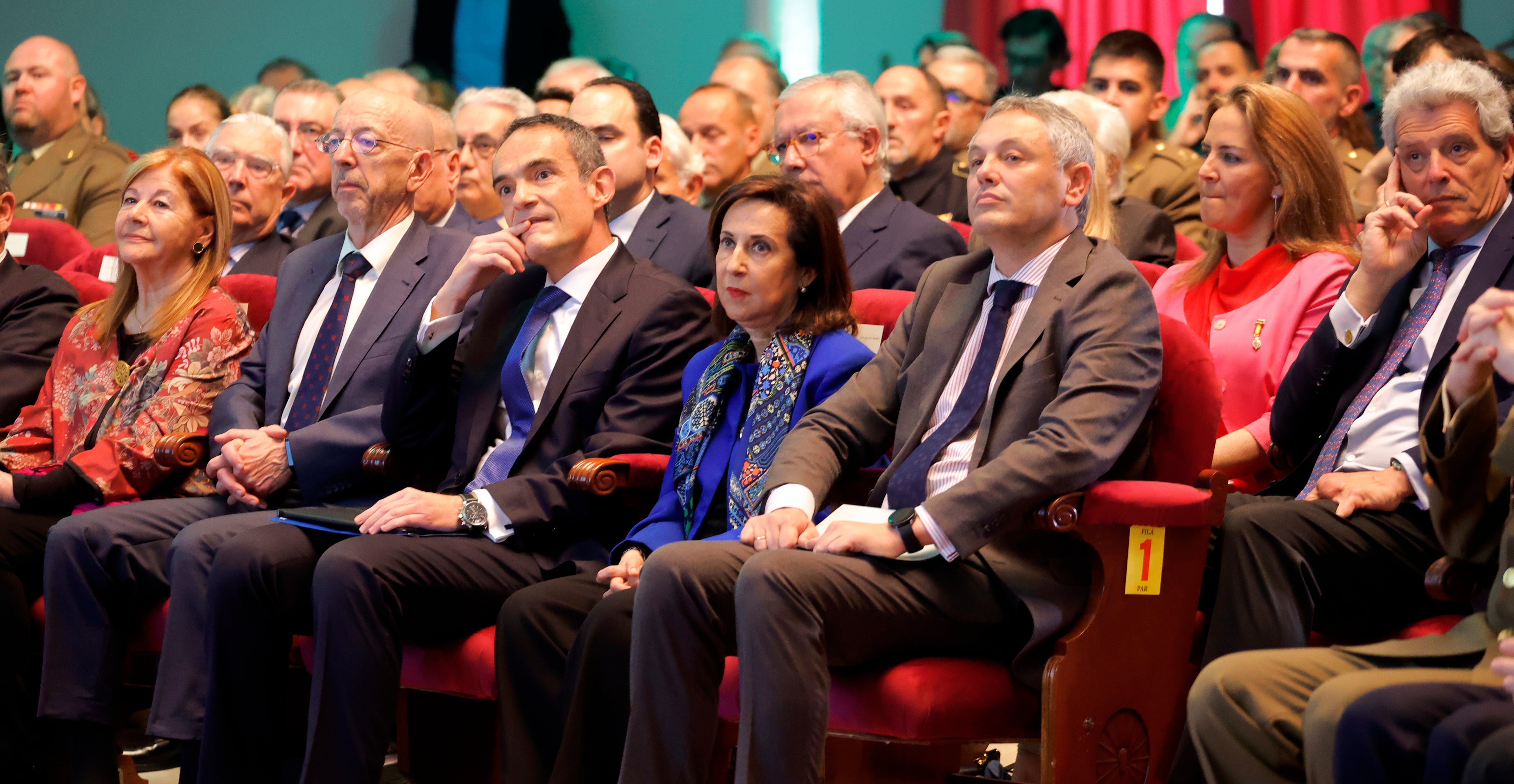 Condesa de Latores, viuda de Sabino Fernández Campo, Juan José de la Cruz Moreno, Francisco Javier Jerez Basurco, Margarita Robles y Alberto García Reyes