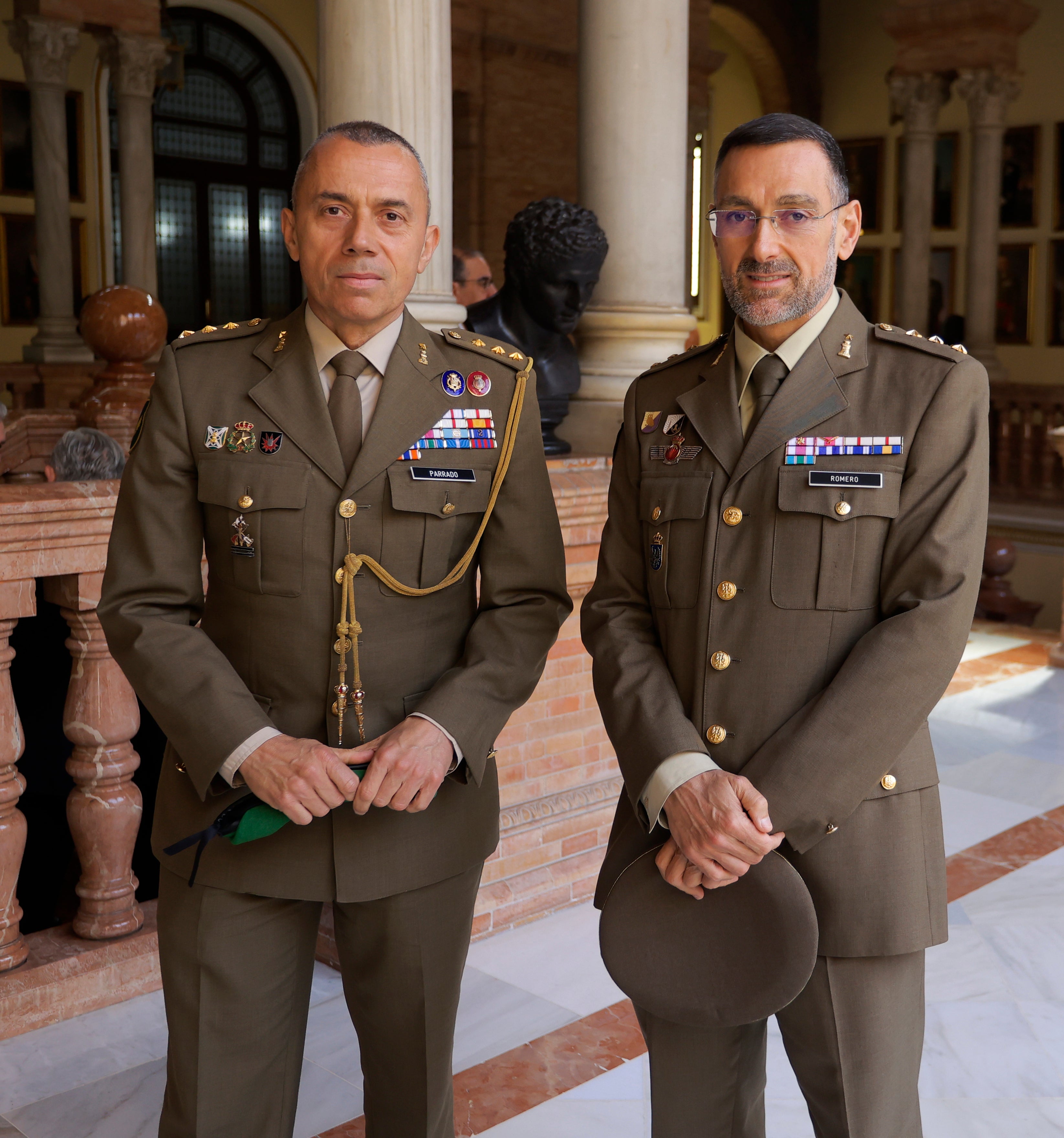 Coronel Miguel Ángel Parrado y Coronel Romera