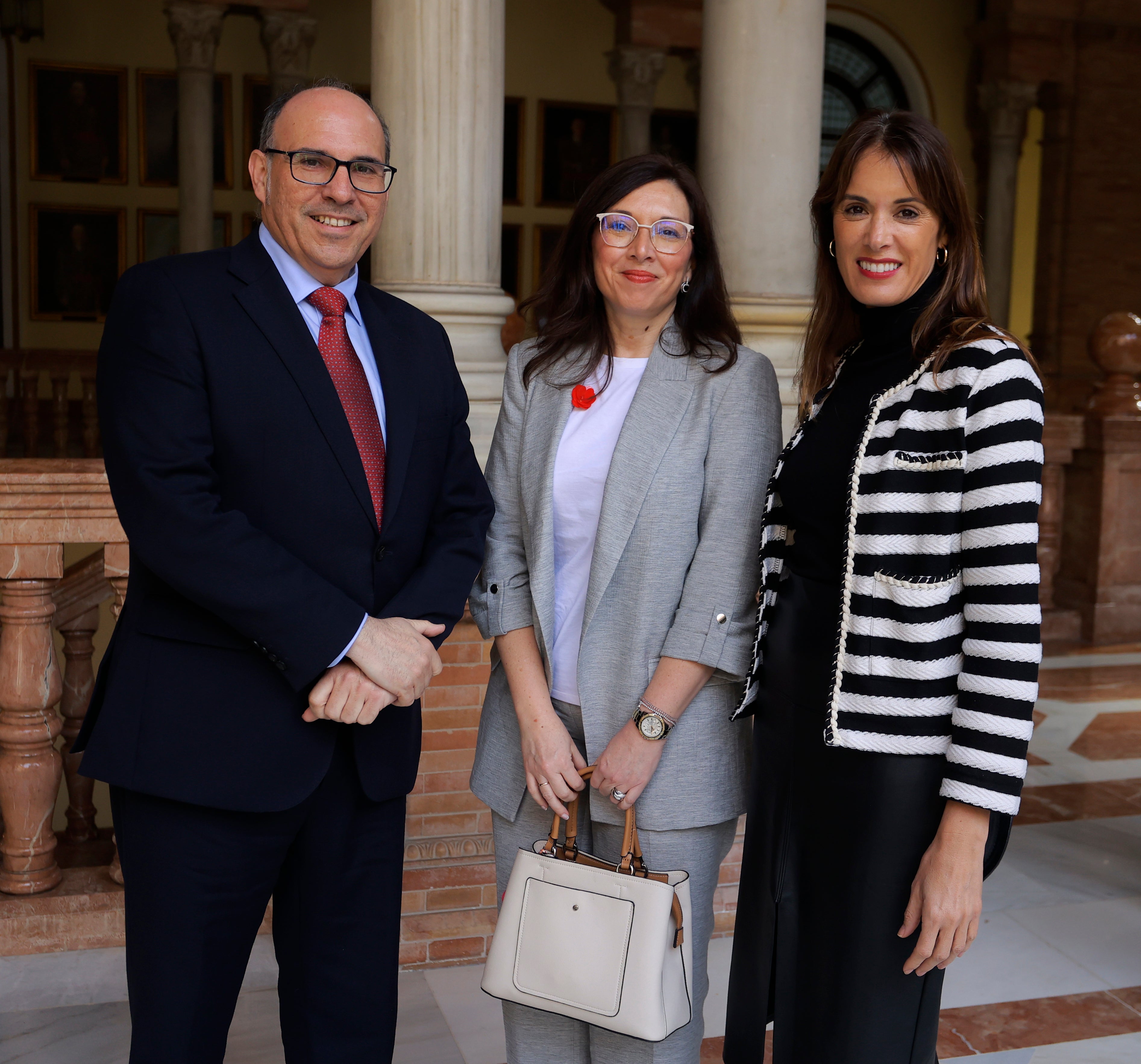 Juan José Borrero, Alejandra Navarro y Zoila Borrego