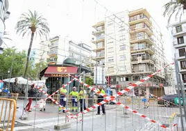 Caos de tráfico por las obras de la calle Zaragoza: hasta 20 minutos de atasco en el Centro de Sevilla